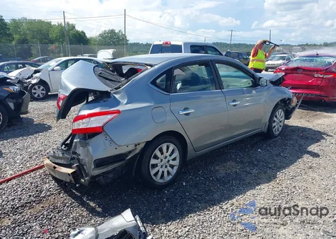 2013 Nissan Sentra S from USA, damaged, VIN 3N1AB7AP6DL754762